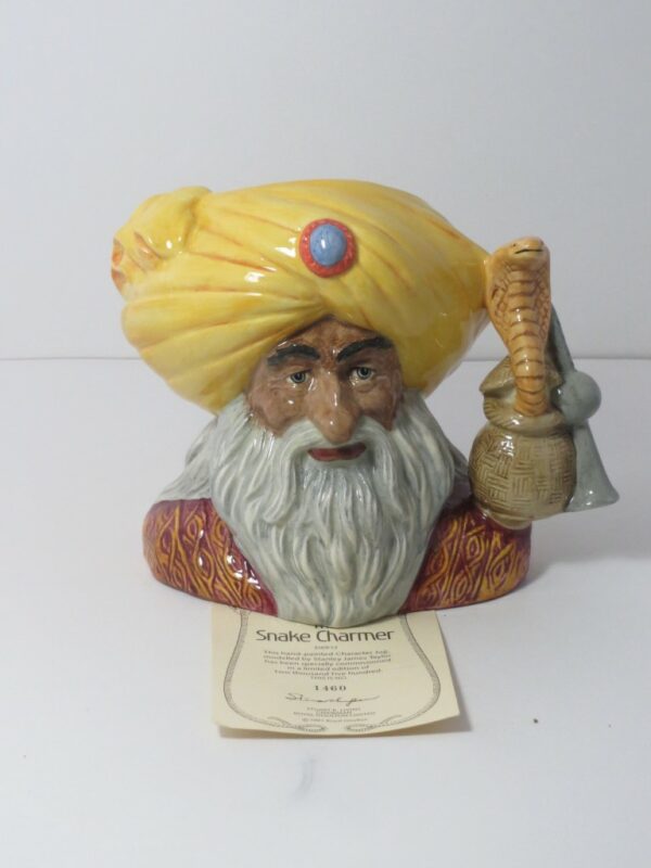 #722 Royal Doulton The Snake Charmer Jug