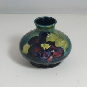 #2473 Walter Moorcroft Clematis Vase (Circa 1950s)