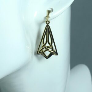 #3085 9ct Yellow Gold Celtic Knot Earrings