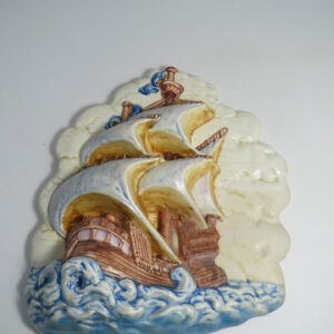 #2030 Beswick Galleon Ship Wall Plaque
