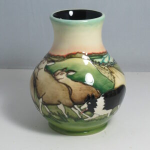 #2500 Moorcroft Cheviot Sheep Vase (Ltd Ed of 40 only)