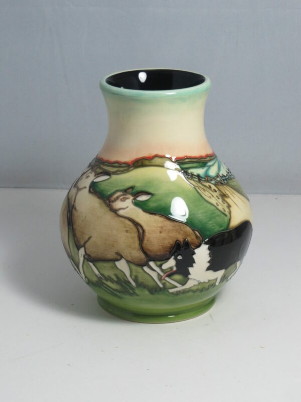 #2500 Moorcroft Cheviot Sheep Vase (Ltd Ed of 40 only)