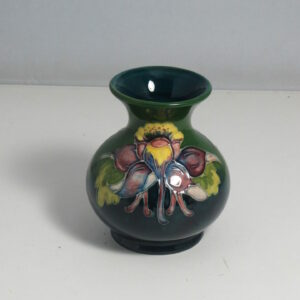 #2509 Walter Moorcroft Columbine Vase (1945-1955)
