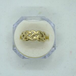 #3545 9ct Yellow Gold Celtic Design Ring