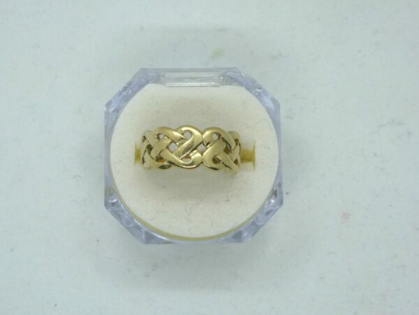 #3545 9ct Yellow Gold Celtic Design Ring