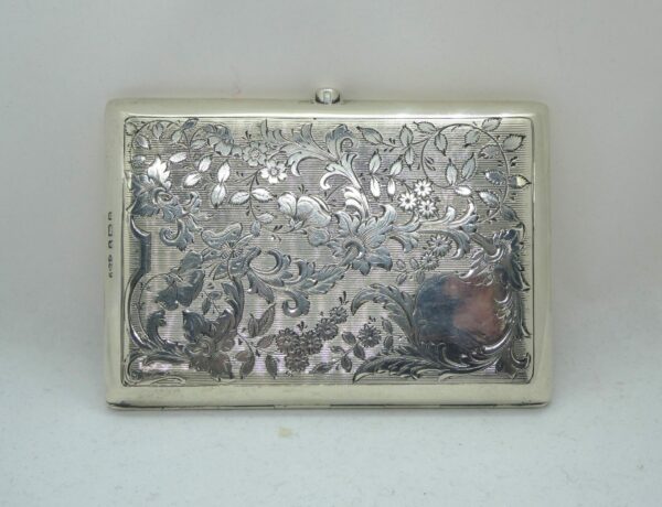 #3814 Antique Silver Card Case - 1904