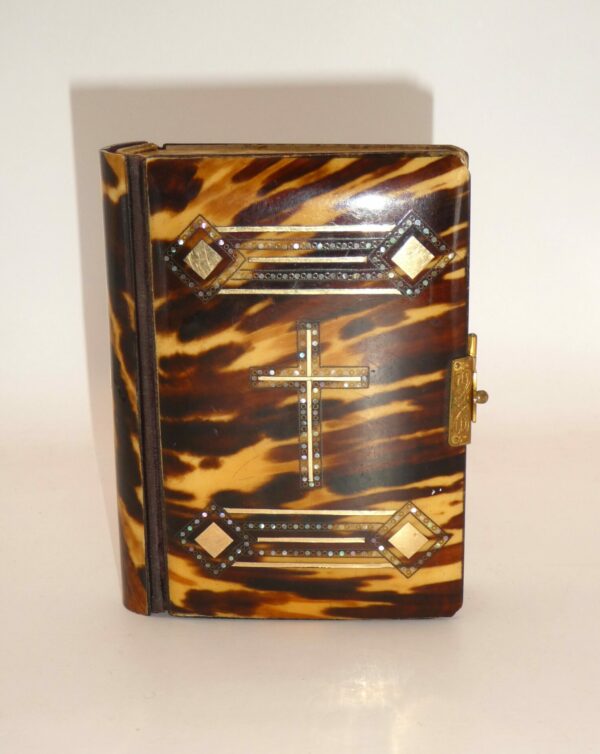#3726 Antique French Prayer Book