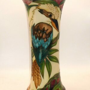 #3849 Moorcroft Kookaburra Vase (Ltd Ed 200)