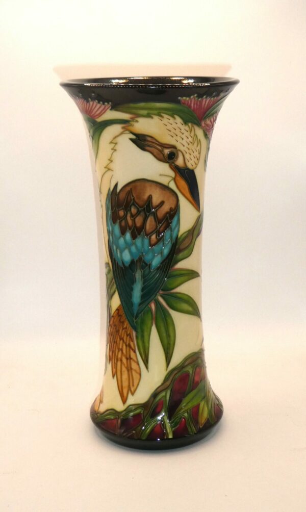 #3849 Moorcroft Kookaburra Vase (Ltd Ed 200)