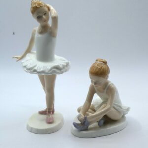 HN3395 Royal Doulton "Little Ballerina" & "Ballet Shoes"