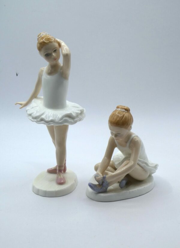 HN3395 Royal Doulton "Little Ballerina" & "Ballet Shoes"