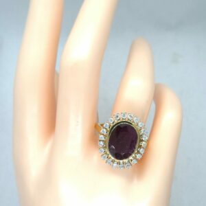 #3894 14ct Yellow Gold Ruby & Diamond Ring (Value: $13,680.00)