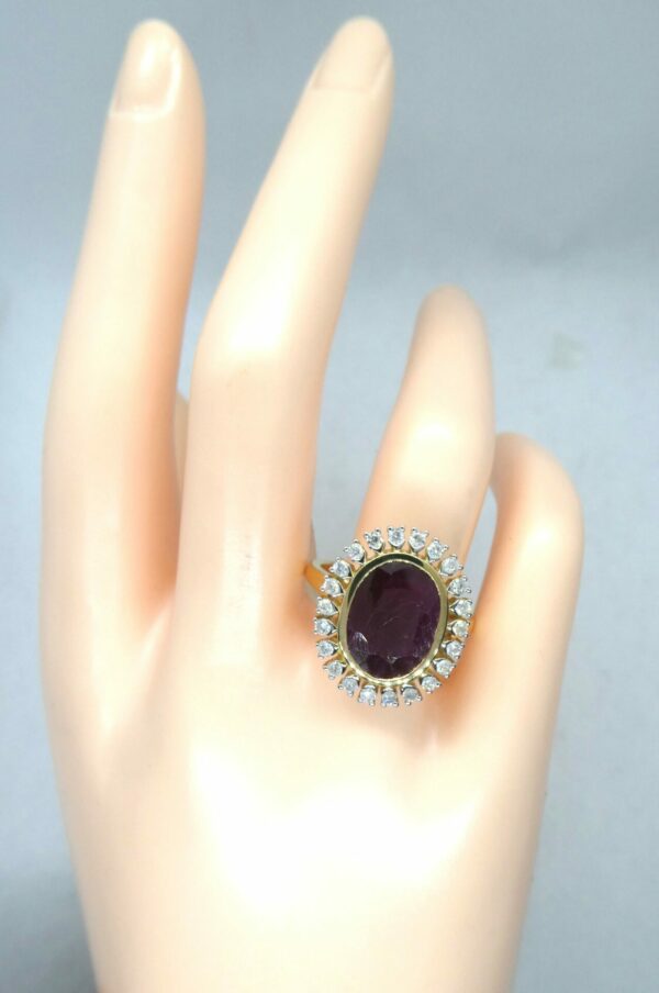 #3894 14ct Yellow Gold Ruby & Diamond Ring (Value: $13,680.00)