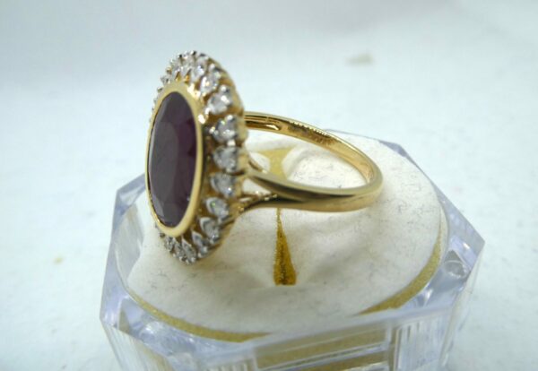 #3894 14ct Yellow Gold Ruby & Diamond Ring (Value: $13,680.00) - Image 2