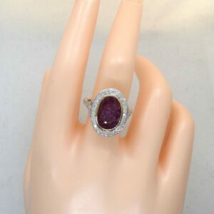 #3900 14ct Yellow Gold Ruby & Diamond Ring (Value: $14,960.00)