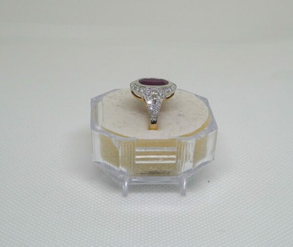 #3908 14ct Yellow/White Gold Ruby & Diamond Ring (Value: $13,690.00) - Image 3