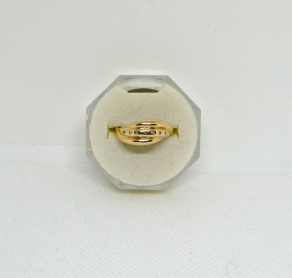 #3996 9ct Yellow Gold Diamond Ring
