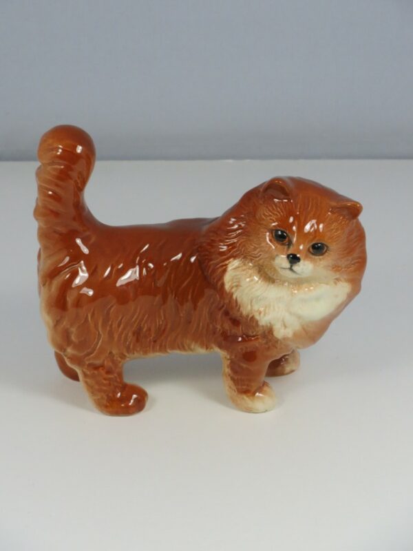 #1898 Persian Cat (ginger) - Standing Tail Erect